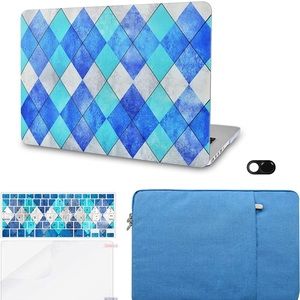 Laptop case and Mac book air 13” w keyboard hard shell bundle